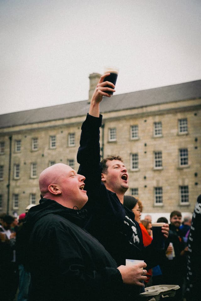 Lads singing Adderall by Shame